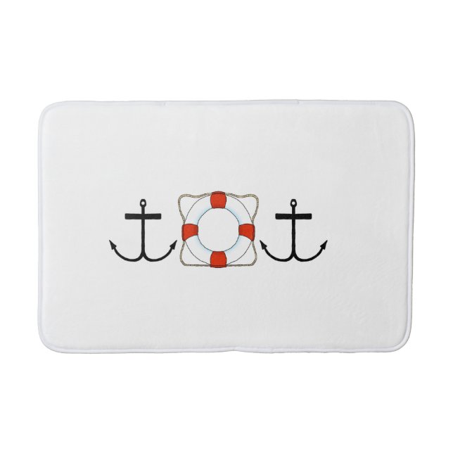 Anchors Away Bath Mat Badematte (Vorderseite)