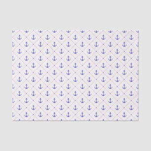 Anchors Away Red White Blue Seidenpapier