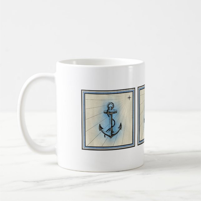 Anchors Aweigh Kaffeetasse (Links)
