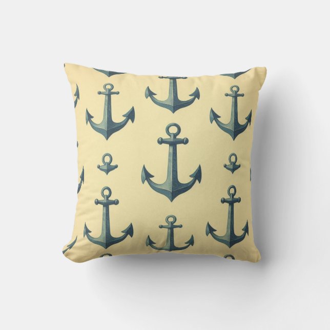 Anchors Aweigh Kissen (Vorderseite)
