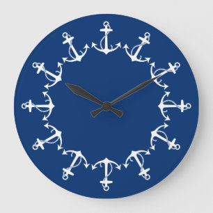 Anchors Große Wanduhr