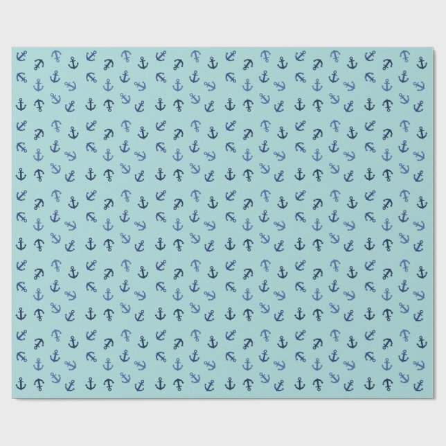 Anchors Summer Geschenkpapier (Flach)
