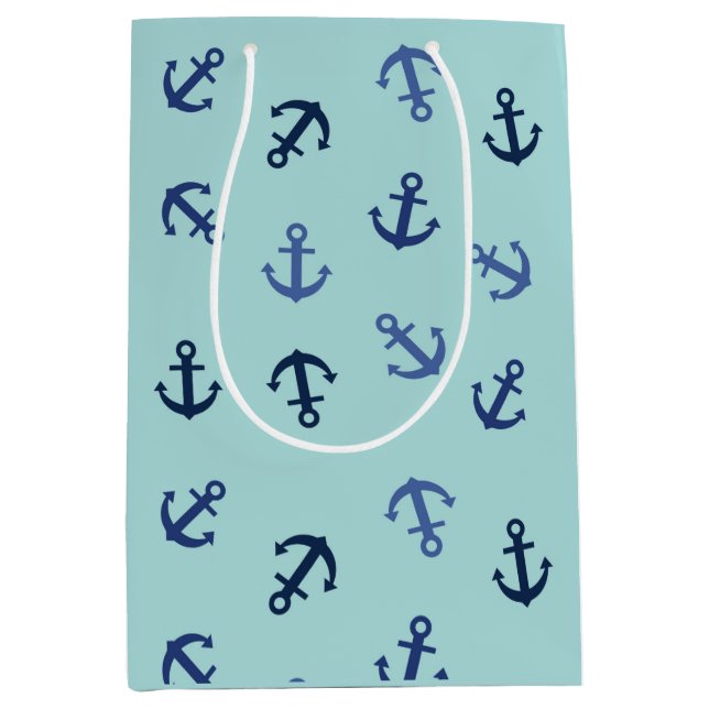 Anchors Summer Mittlere Geschenktüte (Vorderseite)