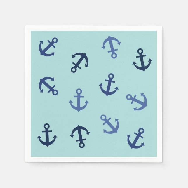 Anchors Summer Serviette (Vorderseite)