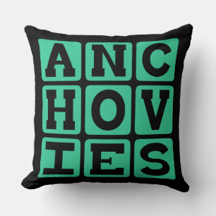 Anchovis, Pizza Topping Kissen