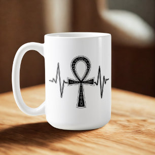 Ancien Ankh Mystique Mug Blanc