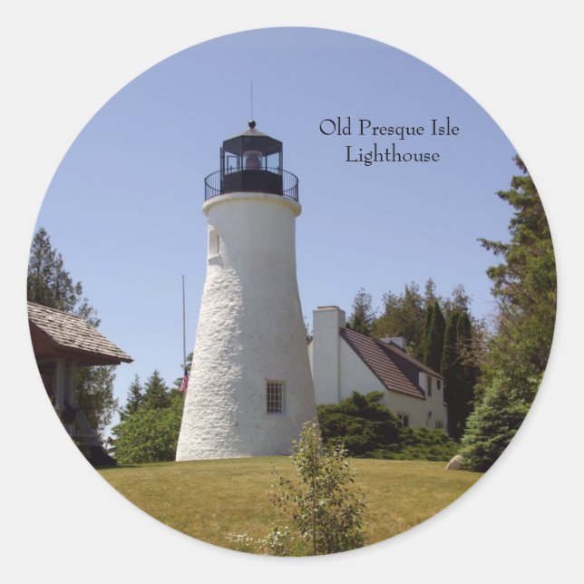 Ancien autocollant du phare de Presque Isle (Devant)