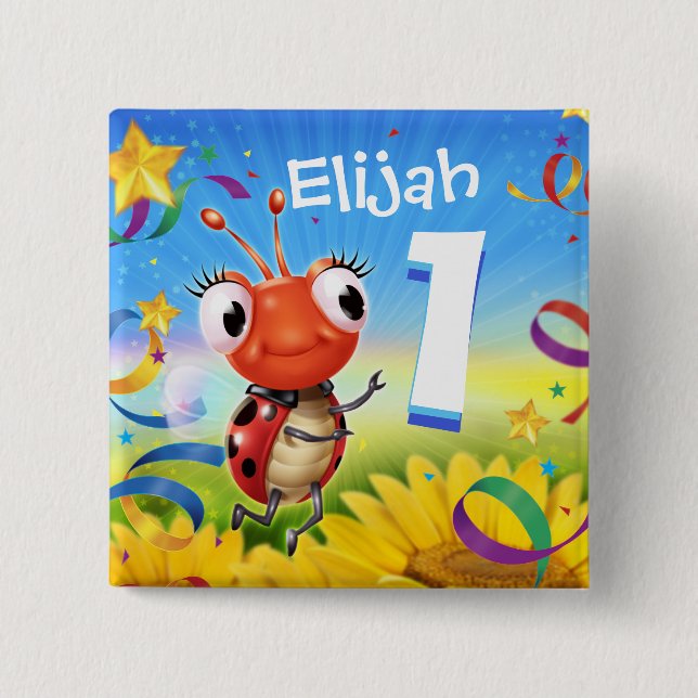 Ancien badge d'anniversaire personnalisé Gamme Lit (Devant)
