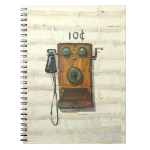 ancien carnet de téléphone mural