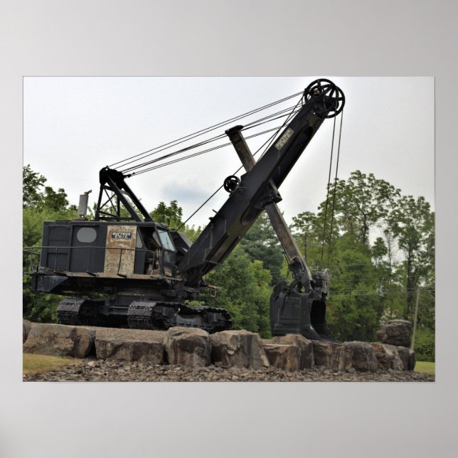Ancien équipement minier Poster photo (Devant)