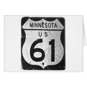 Ancien panneau de l'autoroute 61