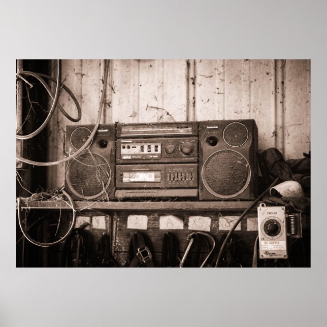 Ancien poster de Radio Retro (Devant)