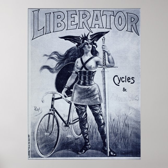 Ancien poster de vélo (Devant)