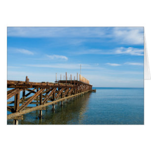 Ancien quai de mer rouillé