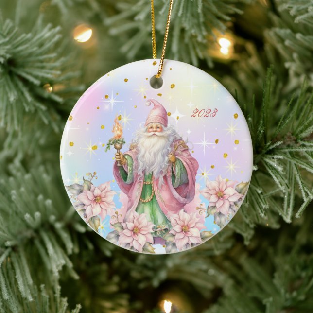 Ancien temps victorien Ornement du Père Noël (Arbre)