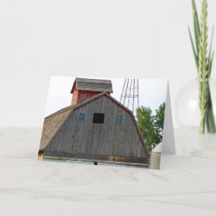 Ancienne Barne Rouge Cartes de notes agricoles