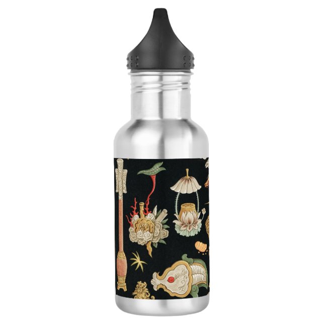 Ancienne bouteille d'eau d'art chinois (Gauche)