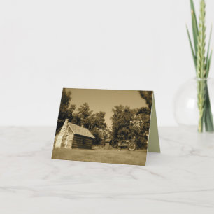 Ancienne carte de billet de tracteur : Cabine de j