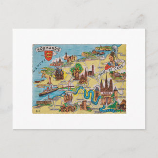 Ancienne carte de Normandie