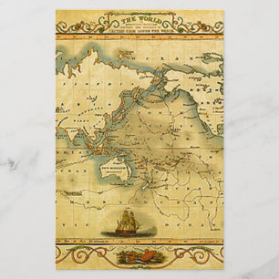 Ancienne carte du monde antique