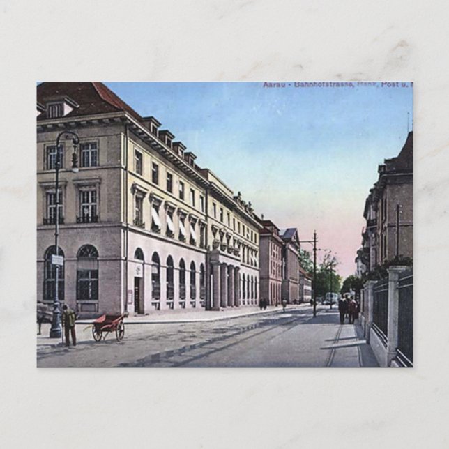 Ancienne carte postale - Aarau, Argovie, Suisse (Devant)