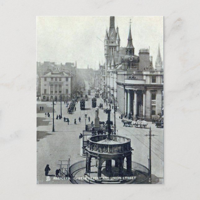 Ancienne carte postale - Aberdeen, Écosse (Devant)