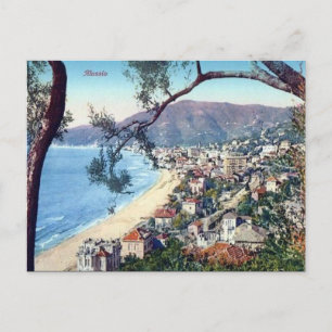 Ancienne carte postale - Alassio, Ligurie, Italie