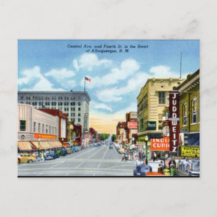 Ancienne carte postale - Albuquerque, Nouveau-Mexi