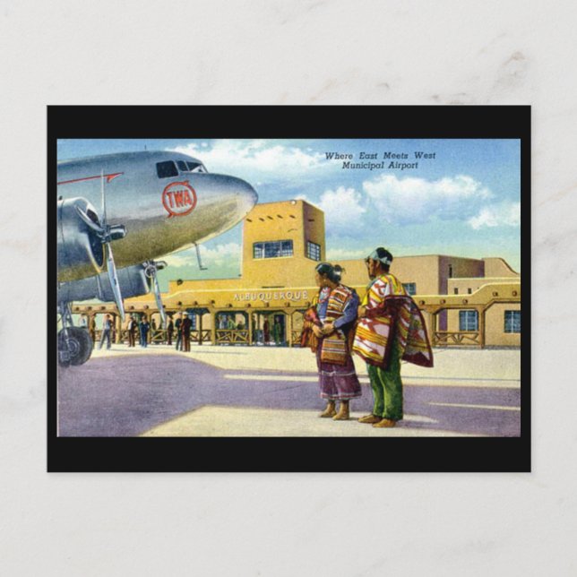 Ancienne carte postale - Albuquerque, Nouveau-Mexi (Devant)