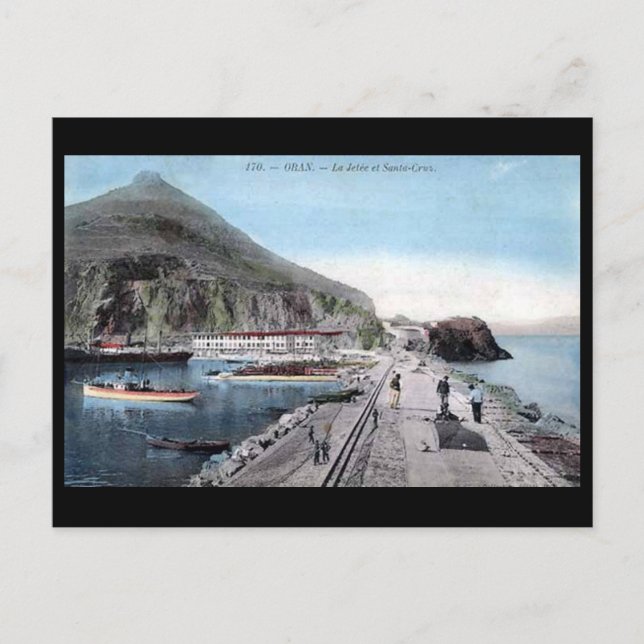 Ancienne carte postale - Algérie, Oran, la Jetee (Devant)
