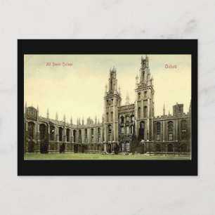 Ancienne carte postale - All Souls College, Oxford