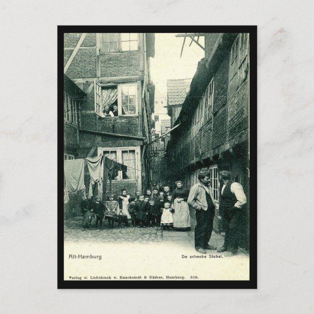 Ancienne carte postale - Alt Hamburg (Devant)