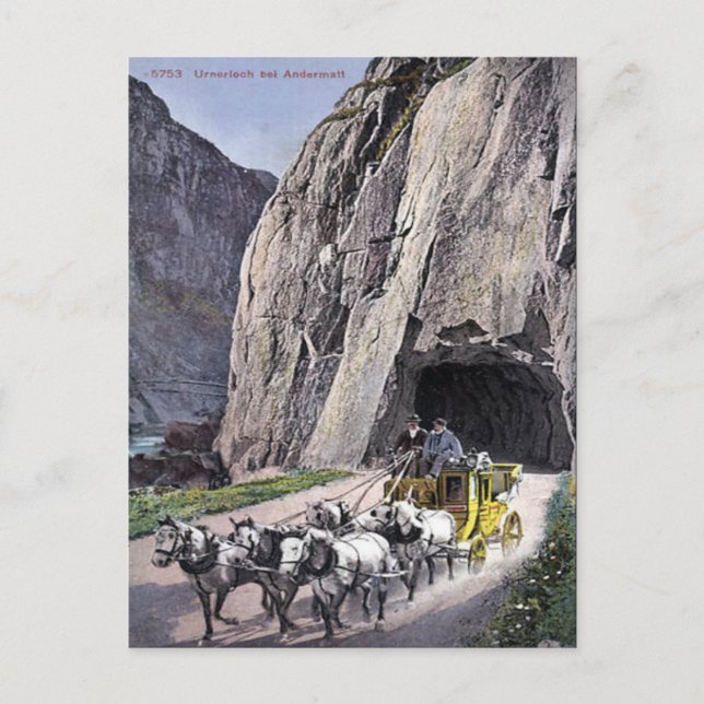 Ancienne carte postale - Andermatt, Suisse (Devant)