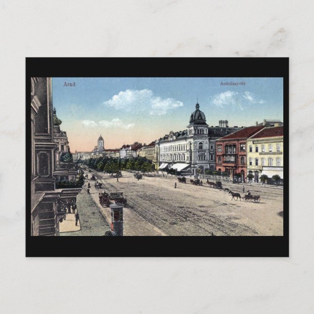 Ancienne carte postale - Arad, Roumanie (Devant)