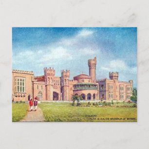 Ancienne carte postale, Bangalore (Bengaluru), Ind