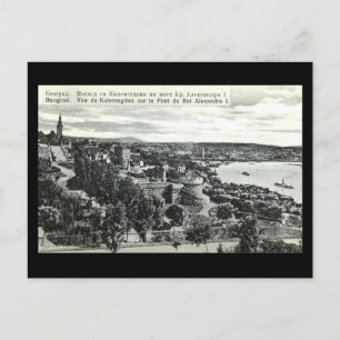 Ancienne carte postale, Belgrade