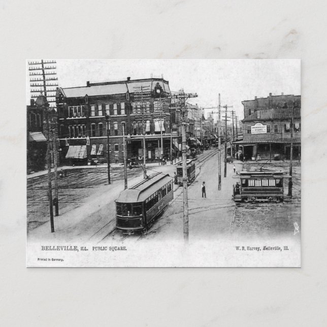 Ancienne carte postale - Belleville, Illinois, USA (Devant)