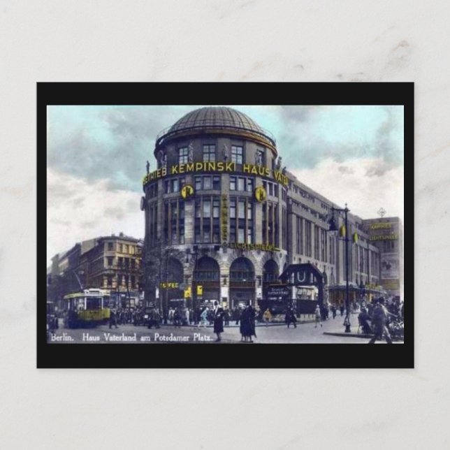 Ancienne carte postale - Berlin, Potsdamer Platz (Devant)