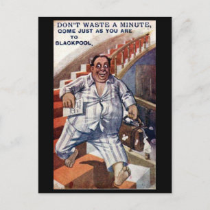 Ancienne carte postale - Blackpool, Lancashire