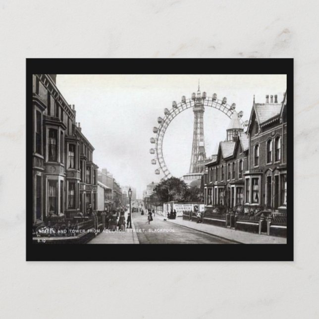 Ancienne carte postale - Blackpool, Lancashire (Devant)