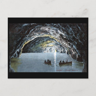 Ancienne carte postale - Blue Grotto, Capri, Itali