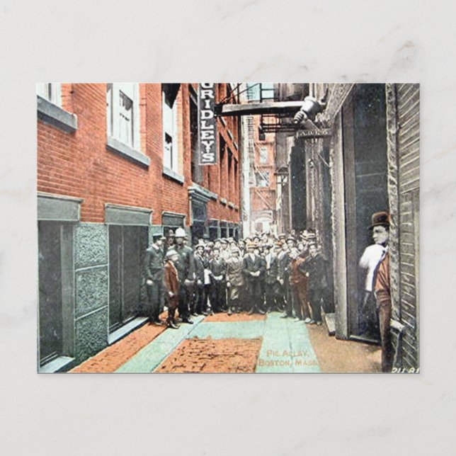 Ancienne carte postale - Boston, Massachusetts (Devant)