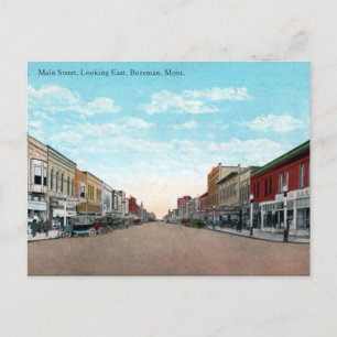 Ancienne carte postale - Bozeman, Montana, États-U