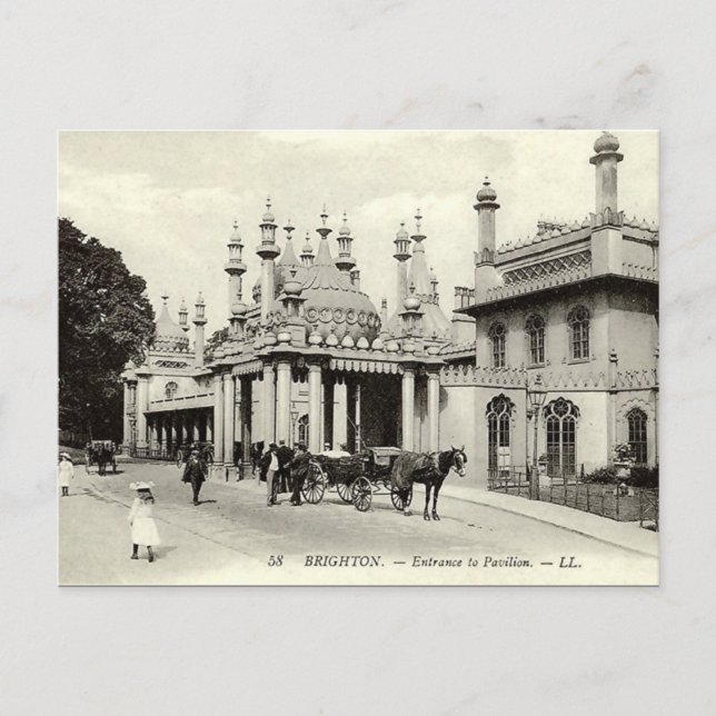 Ancienne carte postale - Brighton Pavilion (Devant)