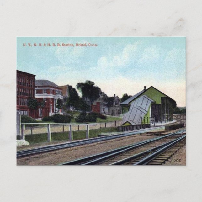 Ancienne carte postale - Bristol, Connecticut, USA (Devant)