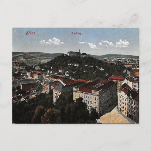 Ancienne carte postale - Brno, République tchèque (Devant)