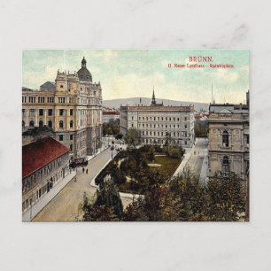 Ancienne carte postale - Brno. République tchèque