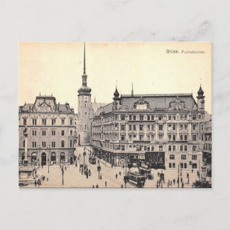 Ancienne carte postale - Brno, République tchèque