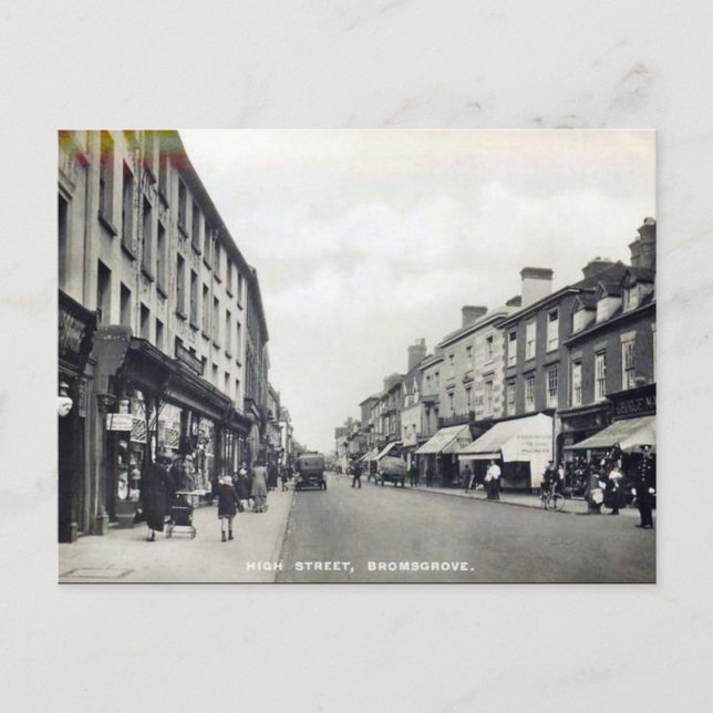 Ancienne carte postale - Bromsgrove, Worcestershir (Devant)