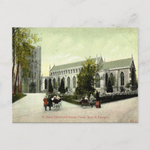 Ancienne carte postale - Bury St Edmunds, Suffolk